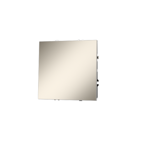 Выключатель с самовозвратом встраиваемый Voltum S70 одноклавишный 10А, (кашемир)