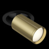 Встраиваемый светильник 1*GU10 10Вт Черный и Латунь IP20 FOCUS S C048CL-1BBS Technical