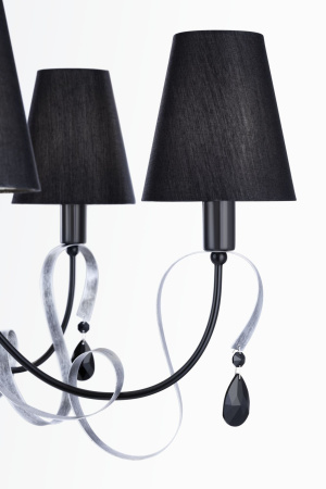 Люстра 6*E14 40Вт Черный и Хром IP20 Intreccio ARM010-06-R Maytoni