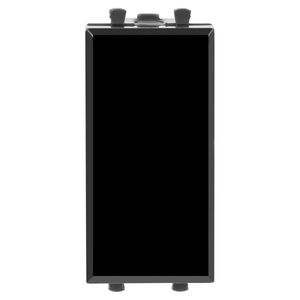 Кнопка модульная, "Avanti", "Черный квадрат", 1 модуль DKC