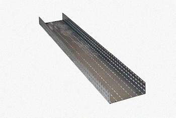 Лоток перфорированный ЛМ 500х80х3000 УТ1,5, оцинкованный лист, S1,0