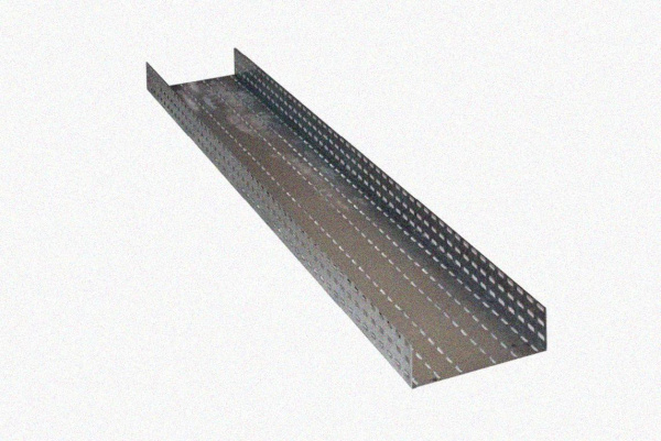 Лоток перфорированный ЛМ 500х80х3000 УТ1,5, оцинкованный лист, S1,0