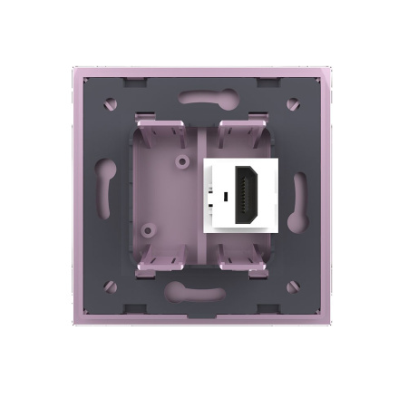 Розетка HDMI Розовая Livolo