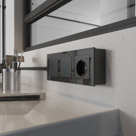 Коробка для накладного монтажа (черный) Werkel