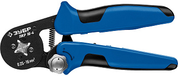 ПКР-16-4 пресс-клещи для втулочных наконечников 0.25 - 16 мм.кв, Профессионал ЗУБР