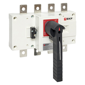 Рубильник-выключатель 250A 4П c рукояткой управления для прямой установки PowerSwitch EKF