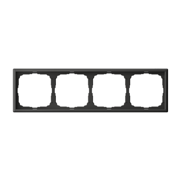 ARTGALLERY 4-постовая РАМКА, универсальная, БАЗАЛЬТ Systeme Electric