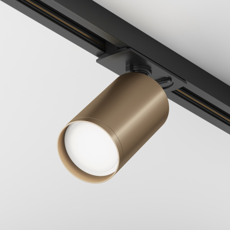 Трековый светильник 1*GU10 10Вт Черный и Бронза IP20 Single phase track system Unity TR020-1-U-GU10-BBZ Technical Maytoni