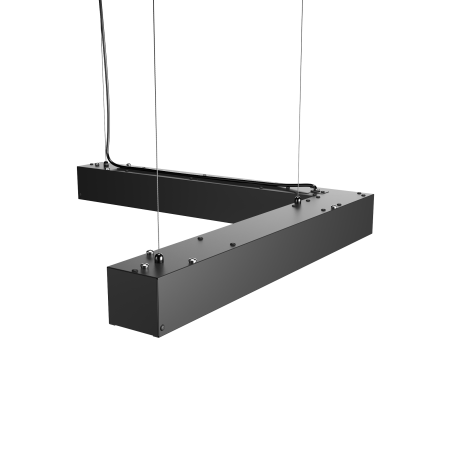 Светодиодный светильник 1962x65x60 52Вт 4000К 90Ra Опал Deep Черный Geniled Trade Linear Standart