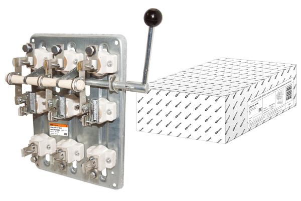 Рубильник РПБ-6/П У3 TDM (630А, правый привод, без плавких вставок)