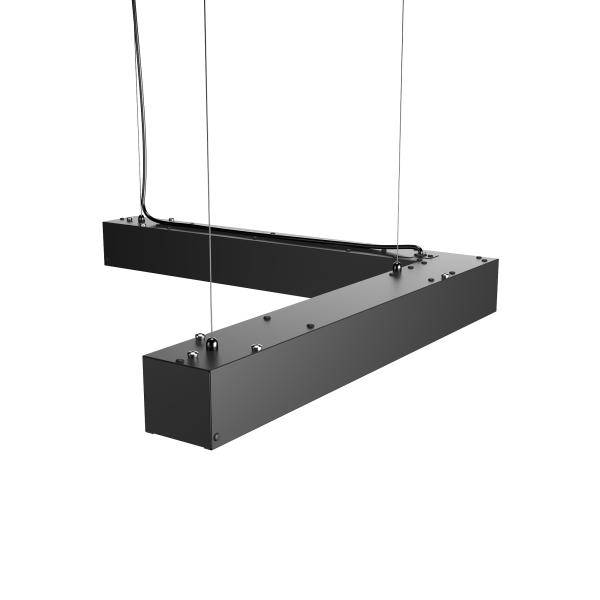 Светодиодный светильник 1962x65x60 52Вт 4000К 90Ra Опал Deep Черный Geniled Trade Linear Standart