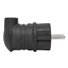 Вилка угловая каучуковая 230В 2P+PE 16A IP44 PRO EKF