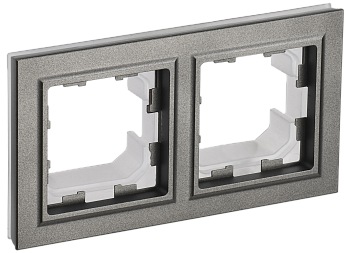 BRITE Рамка 2-местная IP44 РУ-2-БрШ-44 шампань IEK