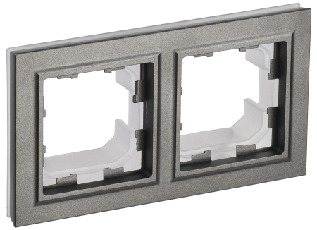 BRITE Рамка 2-местная IP44 РУ-2-БрШ-44 шампань IEK BRITE Рамка 2-местная IP44 РУ-2-БрШ-44 шампань IEK