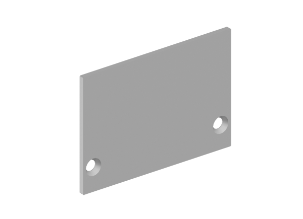 Donel Боковая глухая заглушка для профиля DN18511 Цвет:Анодированное серебро,Серия:DN8ALE