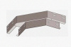 Лоток угловой замковый глухой КГЗГ 500х50-90 УХЛ1 поворот на 90, оцинкованный лист, S1,5