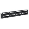 Патч-панель TERACOM PRO 19'' Cat,5E 2U неэкранированная UTP 48 портов RJ-45 Dual IDC EKF