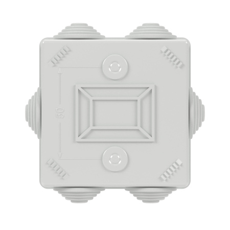 Коробка уравнивания потенциалов, 8 зажимов, 6 вводов д.20мм, 80х80х40мм, IP44 DKC