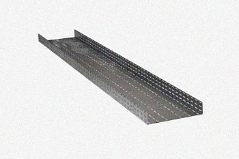 Лоток глухой ЛМГ 50х25х2000 УТ1,5, оцинкованный лист, S0,8