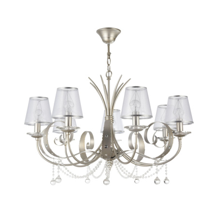 Люстра 7*E14 40Вт Серебро IP20 Darina FR2755-PL-07-BR Freya