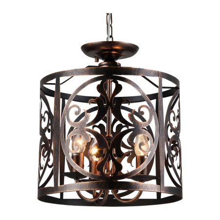 Подвесной светильник 3*E14 60Вт Коричневый IP20 Rustika H899-03-R Maytoni