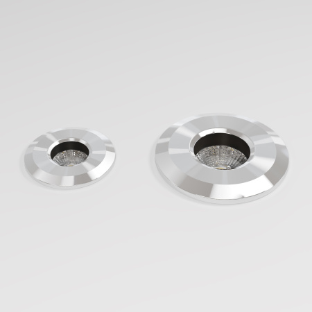 Встраиваемый светильник 1Вт 3000К Серебро IP67 Flash O044DL-L1S3K2 Outdoor Maytoni