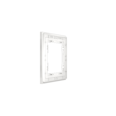 Рамка стеклянная Voltum S70 на 1 пост, (белый, матовый, стекло)