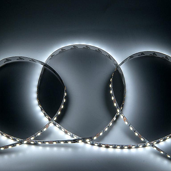 Лента св/д 12V 9.6W/m 120led/m IP20 6000K 840lm/m интер 5м General