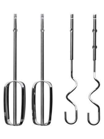 Миксер ручной «Зевс 1», 200 Вт, 5 скоростей, режим «Турбо», 2 комплекта насадок, белый, TDM