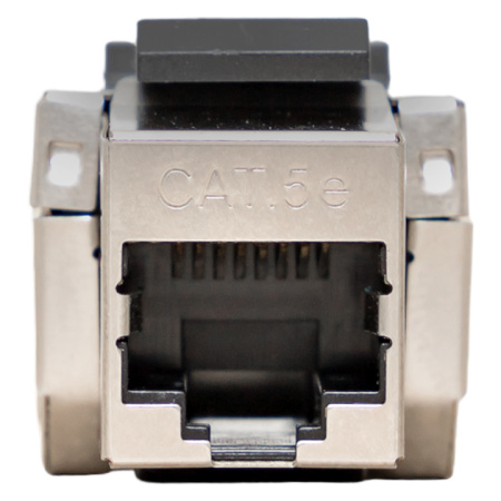 Модуль Keystone розеточный TERACOM PRO Cat,5E RJ-45 экранированный FTP 110 IDC 90 градусов EKF