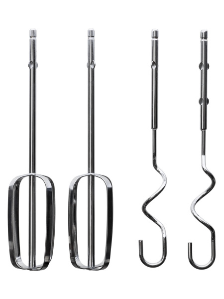 Миксер ручной «Зевс 1», 200 Вт, 5 скоростей, режим «Турбо», 2 комплекта насадок, белый, TDM