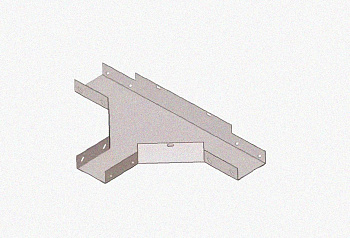 Лоток тройниковый глухой ОТГ 150х150 УТ1,5, оцинкованный лист S1,0