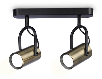 Светильник накладной TA13194/2 BK/SB черный/бронза GU10/2 max 12W 260*100*195 Ambrella Light