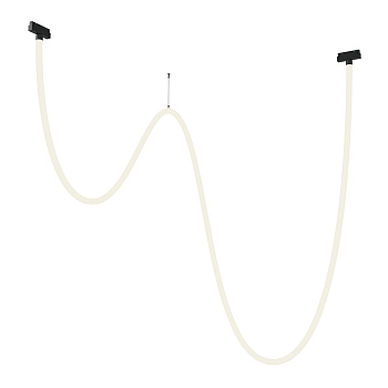 Трековый подвесной светильник LED 100Вт Черный IP20 Magnetic track system Exility TR101-2-100W4K-B Technical Maytoni