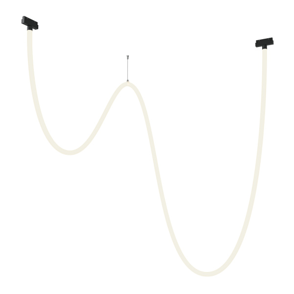 Трековый подвесной светильник LED 100Вт Черный IP20 Magnetic track system Exility TR101-2-100W4K-B Technical Maytoni