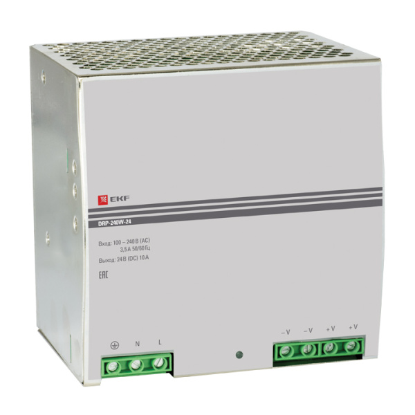 Блок питания 24В DRP-240W-24 PROxima EKF