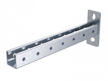 Консоль одиночная, 41х41 мм, осн.500, нержавеющая сталь AISI 304 DKC