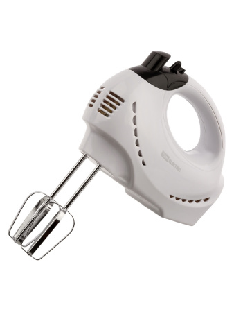 Миксер ручной «Зевс 1», 200 Вт, 5 скоростей, режим «Турбо», 2 комплекта насадок, белый, TDM