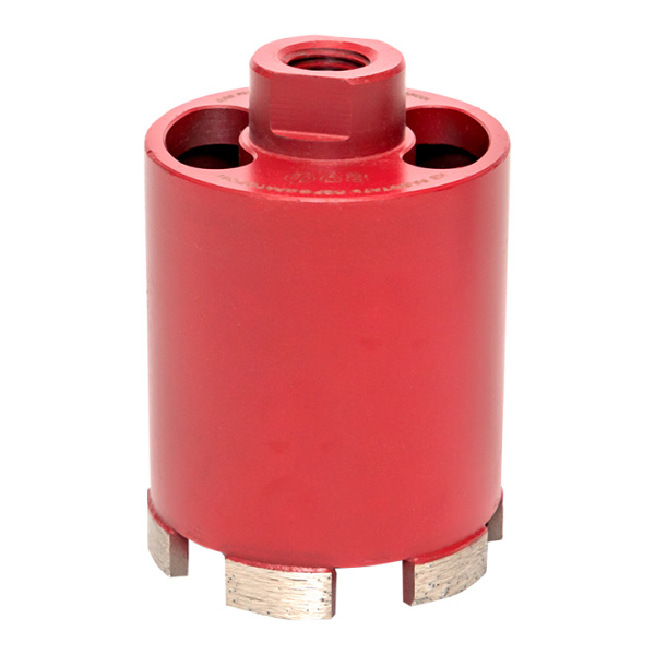 Коронка алмазная для дрелей с микроударом (верхнее пылеудаление) DCH-68MHS Micro Hit Laser M16 Professional EKF