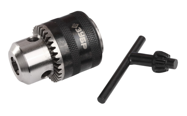 Патрон ударный ключевой для дрели, Профессионал 2908-10-1/2, 10мм, посадочная резьба 1/2", D=0,8-10мм, с ключом в комплекте ЗУБР