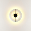Настенный св-к IP20 LED 10W 277Лм 3000K NAXOS светлый мрамор/черный металл ODEON LIGHT