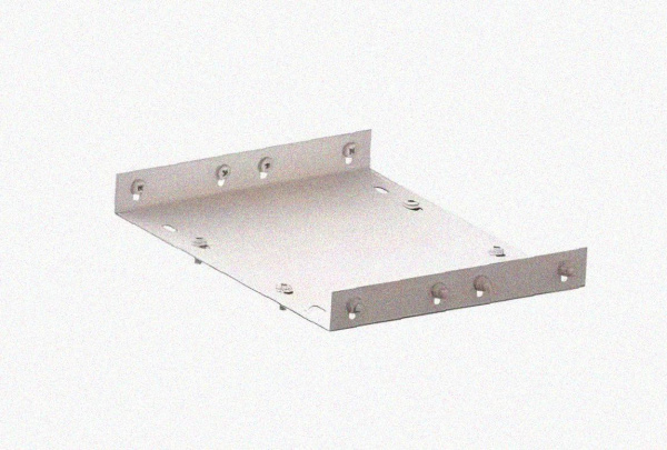 Соединитель лотковый замковый СЛЗ-400х50х1,5 УХЛ1, оцинкованный лист, S1,5