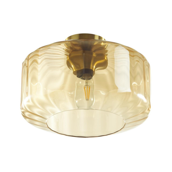 Св-к потолочный E27 1*60W BINGA янтарный/бронзовый ODEON LIGHT