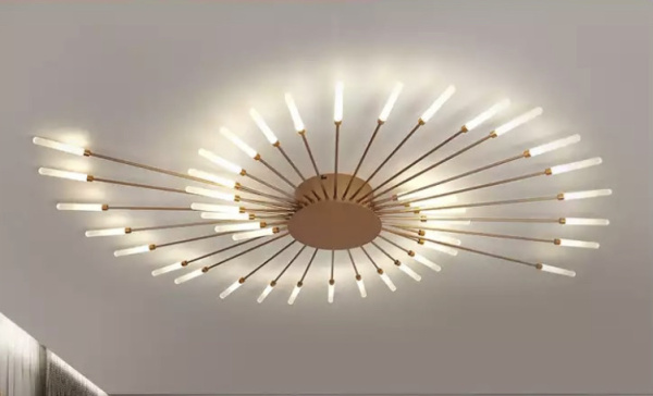 Люстра  45W d128 золото Fireworks