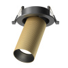 Встраиваемый светильник 1*GU10 10Вт Черный и Матовое золото IP20 Ceiling & Wall C081CL-01-GU10-MG Technical Maytoni