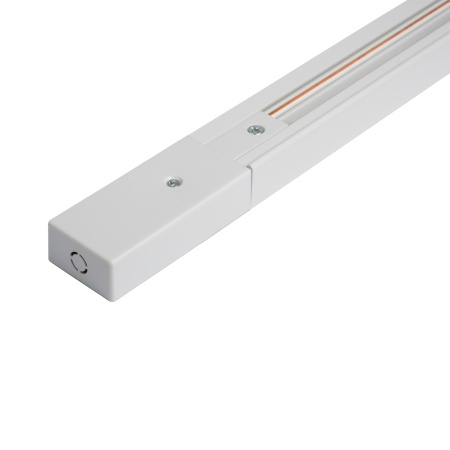 Шинопровод белый 2м PTR 2M-WH с токоподводом и заглушкой Jazzway