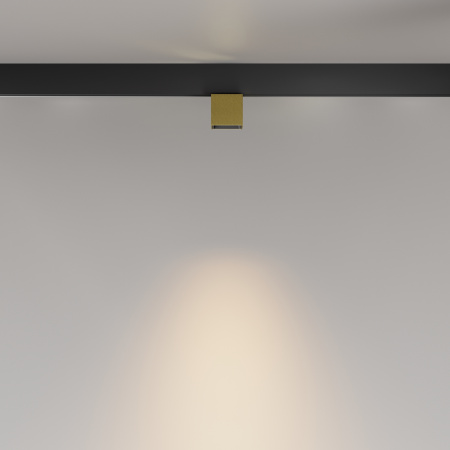 Трековый светильник LED 7Вт Латунь IP20 Magnetic track system Exility TR133-2-7W3K-BS Technical Maytoni