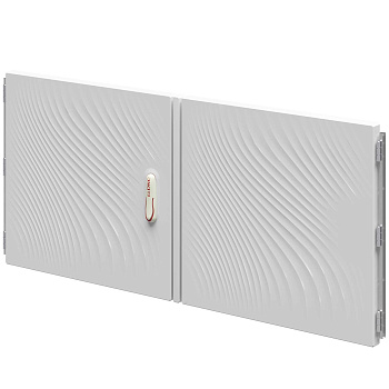 Дверь двустворчатая Conchiglia В=460/490 мм, Ш=1150 мм DKC