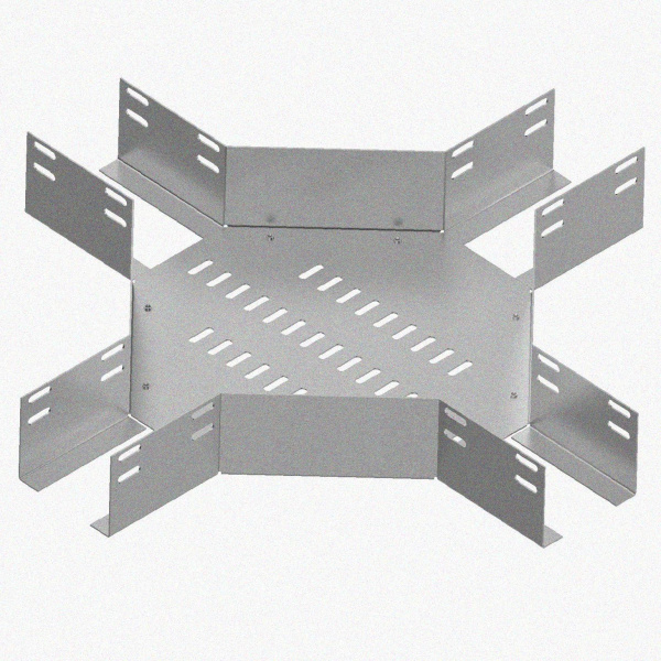 Лоток крестообразный перфорированный КМ 400х50 У3, окрашенный, S1,5