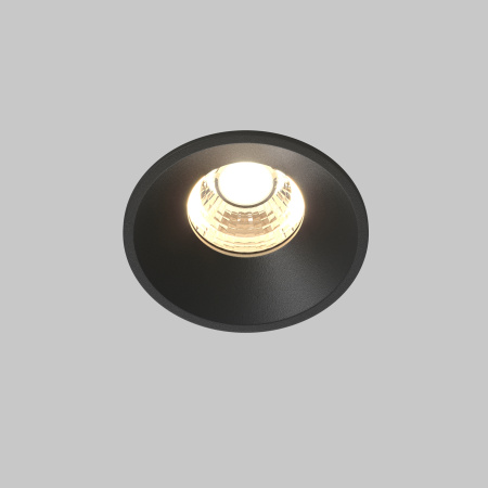 Встраиваемый светильник LED 7Вт Черный IP20 Downlight DL058-7W3K-B Technical Maytoni